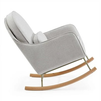 Discount ⭐ Delta Children Ella Rocker with LiveSmart Evolve Fabric Stone Gray/black And Natural Rocker Base 🛒 10 Discount ⭐ Delta Children Ella Rocker with LiveSmart Evolve Fabric Stone Gray/black And Natural Rocker Base 🛒 - Image 8