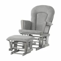 Best Pirce ⭐ Child Craft Tranquil Glider Lunar Gray/tan Microfiber 🥰 -Living Room Chairs Sales unnamed file 11835