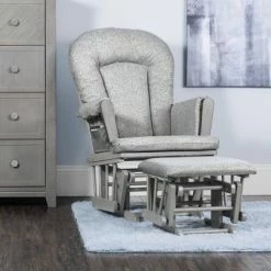 Best Pirce ⭐ Child Craft Tranquil Glider Lunar Gray/tan Microfiber 🥰 -Living Room Chairs Sales unnamed file 11836