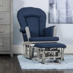 Best Pirce ⭐ Child Craft Tranquil Glider Lunar Gray/tan Microfiber 🥰 -Living Room Chairs Sales unnamed file 11837
