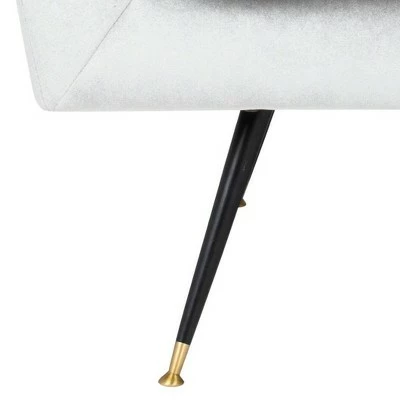 Best Pirce ๐ Nynette Mid-Century Armchair - Light Gray Velvet - Safavieh ๐ 9 Best Pirce ๐ Nynette Mid-Century Armchair - Light Gray Velvet - Safavieh ๐ - Image 7