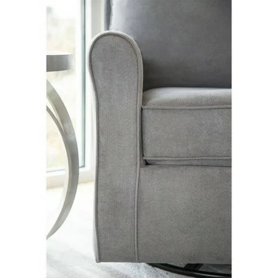 Coupon ⭐ Simon Gliding Fabric Chair Gray - Abbyson Living 🥰 4 Coupon ⭐ Simon Gliding Fabric Chair Gray - Abbyson Living 🥰 - Image 2