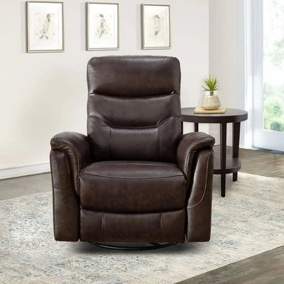Best deal π Payson Leather Power Swivel Glider Recliner - Abbyson Living Gray β 5 Best deal π Payson Leather Power Swivel Glider Recliner - Abbyson Living Gray β - Image 3