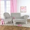 Best deal ⭐ Kids' Diva Chaise Dove Gray - HomePop 🛒 -Living Room Chairs Sales unnamed file 11980