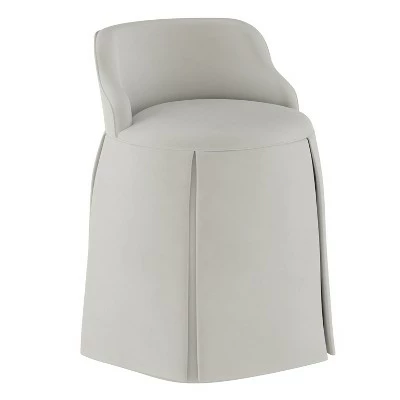 Brand new ๐ Vanity Chair - Simply Shabby Chic® Velvet Light Gray ๐ 10 Brand new ๐ Vanity Chair - Simply Shabby Chic® Velvet Light Gray ๐ - Image 8