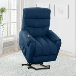 Best Pirce 🎉 Dallas Power Lift Assist Upholstered Recliner - CorLiving Gray 💯 -Living Room Chairs Sales unnamed file 12035