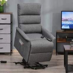 Best Sale 😀 HomCom Electric Lift Recliner Massage Chair Vibration with Remote Storage 🎉 -Living Room Chairs Sales unnamed file 12044