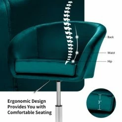 Cheap 👏 Costway Set of 2 Modern Velvet Chair Height Adjustable Bar Stool Swivel ❤️ -Living Room Chairs Sales unnamed file 12049