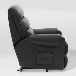 Best deal 🥰 Dallas Power Lift Assist Leather Gel Recliner Black - CorLiving 💯 -Living Room Chairs Sales unnamed file 12083