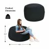 Hot Sale 🎉 Costway 3' Bean Bag Chair w/ Microfiber Cover & Independent Sponge Filling 🛒 2 Hot Sale 🎉 Costway 3' Bean Bag Chair w/ Microfiber Cover & Independent Sponge Filling 🛒 -Living Room Chairs Sales unnamed file 12125