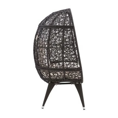 New 🛒 Davin Round Chair - Linon Gray 🌟 4 New 🛒 Davin Round Chair - Linon Gray 🌟 - Image 3