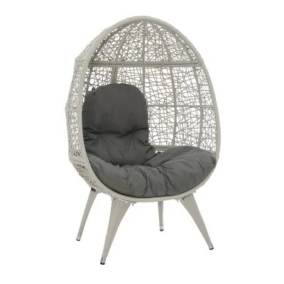 New 🛒 Davin Round Chair - Linon Gray 🌟 11 New 🛒 Davin Round Chair - Linon Gray 🌟 - Image 10