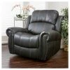 Cheap 🎁 Charlie Faux Leather Glider Recliner Club Chair - Christopher Knight Home ❤️ -Living Room Chairs Sales unnamed file 12169