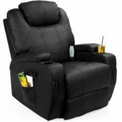 Cheap 🎉 Best Choice Products Executive Swivel Glider Massage Recliner Chair w/ Remote Control, 5 Modes, 2 Cup Holders 🔥 -Living Room Chairs Sales unnamed file 12186