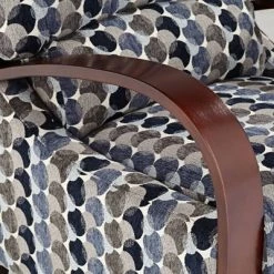 Outlet 💯 Elm Lane Multi-Color Bubbles Ink Recliner Chair Modern Armchair Comfortable Push Manual Reclining Footrest for Bedroom Living Room 🥰 -Living Room Chairs Sales unnamed file 12264