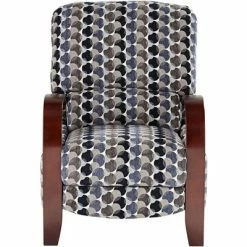 Outlet 💯 Elm Lane Multi-Color Bubbles Ink Recliner Chair Modern Armchair Comfortable Push Manual Reclining Footrest for Bedroom Living Room 🥰 -Living Room Chairs Sales unnamed file 12267