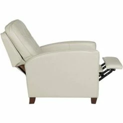 Best deal 💯 Elm Lane White Pearl Leather Recliner Chair Modern Armchair Comfortable Push Manual Reclining Footrest Tufted Back for Bedroom 😍 -Living Room Chairs Sales unnamed file 12286