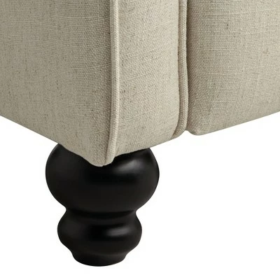 Promo 🔥 Studio 55D Natural Linen Recliner Chair Modern Armchair Comfortable Push Manual Reclining Footrest Tufted Back Bedroom Living Room 👏 8 Promo 🔥 Studio 55D Natural Linen Recliner Chair Modern Armchair Comfortable Push Manual Reclining Footrest Tufted Back Bedroom Living Room 👏 - Image 6