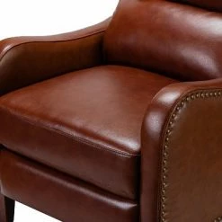 Outlet 🔥 Jade Genuine Leather Cigar Chair Recliner | Karat Home 🛒 -Living Room Chairs Sales unnamed file 12300