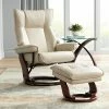 Wholesale 🥰 BenchMaster Stucco Swivel Ottoman Faux Leather Recliner Chair Modern Armchair Ergonomic Push Manual Reclining Bedroom Living Room 👍 -Living Room Chairs Sales unnamed file 12320