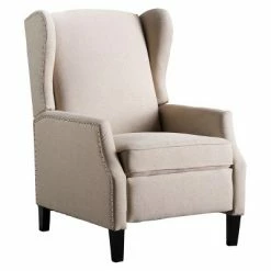 Discount 🛒 Wescott Traditional Recliner - Christopher Knight Home Navy Blue ✔️ -Living Room Chairs Sales unnamed file 12352