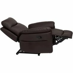 Promo 🤩 Elm Lane Dark Brown Faux Leather Recliner Chair Modern Armchair Comfortable Manual Reclining Footrest Bedroom Living Room Reading 👏 13 Promo 🤩 Elm Lane Dark Brown Faux Leather Recliner Chair Modern Armchair Comfortable Manual Reclining Footrest Bedroom Living Room Reading 👏 -Living Room Chairs Sales unnamed file 12361