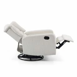 Best deal ✨ Mohaven Contemporary Tufted Wingback Swivel Recliner - Christopher Knight Home Light Blush/black 🎁