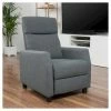Hot Sale 🧨 Tabahri Fabric Recliner Club Chair - Gray - Christopher Knight Home 😀 -Living Room Chairs Sales unnamed file 12374