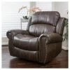 Flash Sale 💯 Charlie Faux Leather Leather Glider Recliner Club Chair Dark Brown - Christopher Knight Home 👍 -Living Room Chairs Sales unnamed file 12377
