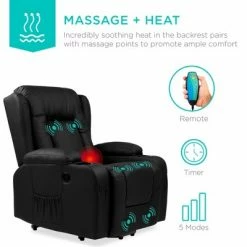 Best Pirce 🎁 Best Choice Products Electric Power Lift Recliner Massage Chair Furniture w/ USB Port, Heat, Cupholders 💯 -Living Room Chairs Sales unnamed file 12411