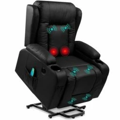 Best Pirce 🎁 Best Choice Products Electric Power Lift Recliner Massage Chair Furniture w/ USB Port, Heat, Cupholders 💯 -Living Room Chairs Sales unnamed file 12415