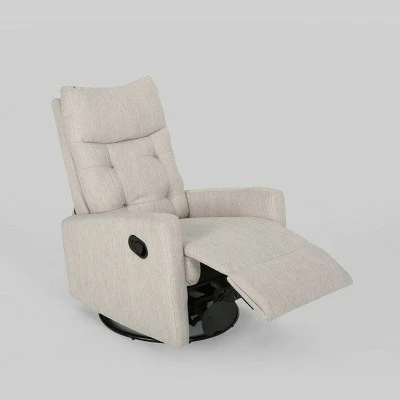 Buy 🤩 Woodglen Contemporary Glider Swivel Recliner - Christopher Knight Home Beige 🎁 4 Buy 🤩 Woodglen Contemporary Glider Swivel Recliner - Christopher Knight Home Beige 🎁 - Image 2