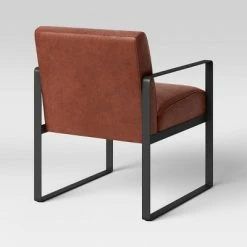 Best Sale 🧨 Kino Metal Arm Accent Chair - Project 62™ Cream Linen 🥰 -Living Room Chairs Sales unnamed file 1243