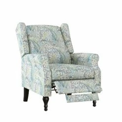 Best deal 😉 Lise Wingback Push Back Recliner Chair - ProLounger Floral Print Purple 🌟 -Living Room Chairs Sales unnamed file 12450