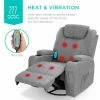 Best deal ❤️ Best Choice Products Executive Swivel Massage Recliner Chair w/ Remote Control, 5 Modes, 2 Cup Holders - Gray 🎁 -Living Room Chairs Sales unnamed file 12452