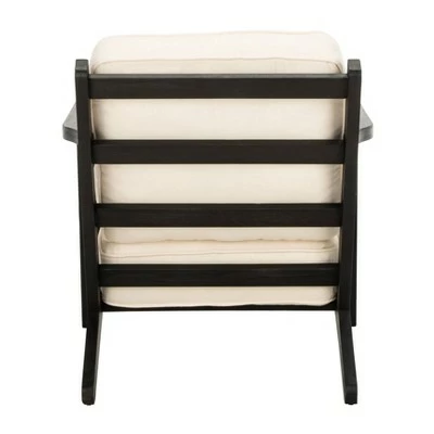 Deals ๐ Nico Mid Century Accent Chair Bone White/Black - Safavieh โญ 6 Deals ๐ Nico Mid Century Accent Chair Bone White/Black - Safavieh โญ - Image 4