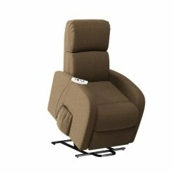 Budget 😉 Loy Modern Power Recline and Lift Chair with Heat and Massage - ProLounger Gray Chenille 👏 -Living Room Chairs Sales unnamed file 12500