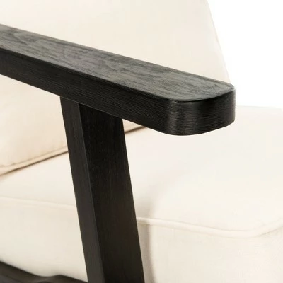 Deals ๐ Nico Mid Century Accent Chair Bone White/Black - Safavieh โญ 10 Deals ๐ Nico Mid Century Accent Chair Bone White/Black - Safavieh โญ - Image 8