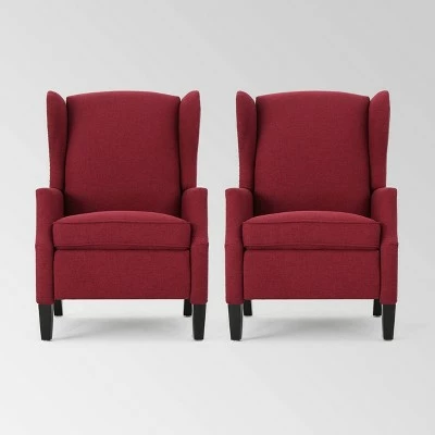 Outlet 🎁 Set of 2 Wescott Contemporary Fabric Recliners - Christopher Knight Home Navy Blue 🎁 16 Outlet 🎁 Set of 2 Wescott Contemporary Fabric Recliners - Christopher Knight Home Navy Blue 🎁 - Image 14