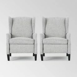 Outlet 🎁 Set of 2 Wescott Contemporary Fabric Recliners - Christopher Knight Home Navy Blue 🎁 34 Outlet 🎁 Set of 2 Wescott Contemporary Fabric Recliners - Christopher Knight Home Navy Blue 🎁 -Living Room Chairs Sales unnamed file 12549
