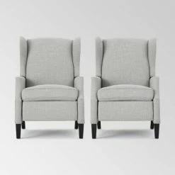 Outlet 🎁 Set of 2 Wescott Contemporary Fabric Recliners - Christopher Knight Home Navy Blue 🎁 35 Outlet 🎁 Set of 2 Wescott Contemporary Fabric Recliners - Christopher Knight Home Navy Blue 🎁 -Living Room Chairs Sales unnamed file 12550