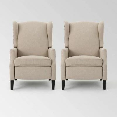 Outlet 🎁 Set of 2 Wescott Contemporary Fabric Recliners - Christopher Knight Home Navy Blue 🎁 19 Outlet 🎁 Set of 2 Wescott Contemporary Fabric Recliners - Christopher Knight Home Navy Blue 🎁 - Image 17