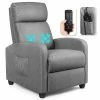 Brand new 😀 Costway Recliner Massage Chair, Ergonomic Adjustable Single Sofa with Padded Seat BlackBrownGray ✨ -Living Room Chairs Sales unnamed file 12580