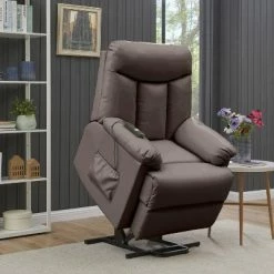 Best Pirce ❤️ Renu Wall Hugger Power Lift Reclining Chair Brown - Prolounger 🛒