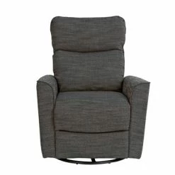 Promo 👏 Second Story Home Soho Swivel Recliner Chair - Dark Gray 🔥