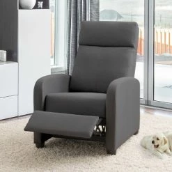 Hot Sale 🥰 Lynwood Recliner Chair - CorLiving Light Gray 😀 -Living Room Chairs Sales unnamed file 12689