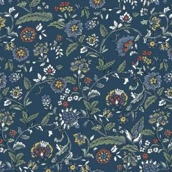 Budget 👏 Hudson Swoop Armchair - Threshold™ Whisp Floral Navy Ochre 🥰 -Living Room Chairs Sales unnamed file 1270