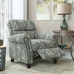 Top 10 🌟 Rynn Bustle Back 2 Position Pushback Recliner Chair - ProLounger Floral Caribbean Blue 🎉 -Living Room Chairs Sales unnamed file 12725