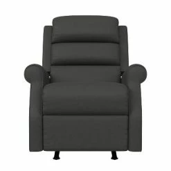 Budget 🎉 Prolounger Rocker Recliner Chair - Handy Living Charcoal Gray 👍 -Living Room Chairs Sales unnamed file 12745
