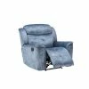 Outlet ⭐ Fabric Upholstered Recliner Chair with USB Charging Docks - Benzara Blue 🔔 -Living Room Chairs Sales unnamed file 12752